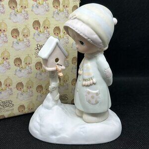PRECIOUS Moments “Blessings from my house to yours” figurine